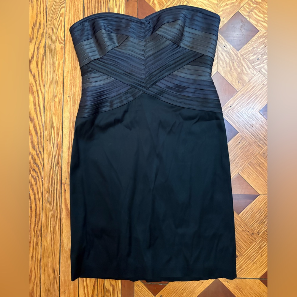 BCBGMaxAzria Dark Blue Sleeveless Dress